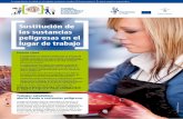 Sustitución de las sustancias peligrosas en el lugar de ... · alerta frente a sustancias peligrosas La Agencia Europea para la Seguridad y la Salud en el Trabajo (EU-OSHA) celebrará