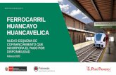 FERROCARRIL HUANCAYO HUANCAVELICA · 2020-02-28 · • Remodelación de las instalaciones del Patio Taller Chilca. • Construcción de ambientes de exhibición para los Bienes Históricos.