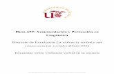 Hum-659: Argumentación y Persuasión en Lingüísticagrupo.us.es/grupoapl/carpencuestas/2-2_de_ESO.pdf · 2020-02-09 · Hum-659: Argumentación y Persuasión en Lingüística Proyecto