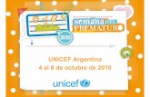 UNICEF Argentina 4 al 8 de octubre de 2010seguras y de probada efectividad y fortalece otras iniciativas, como, por ejemplo, la Iniciativa Hospital Amigo de la Madre y el Niño, que