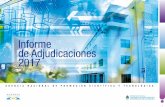 Informe de Adjudicaciones 2017 - Argentina · rios específicos. A efectos de una mejor comprensión, al final de este informe se incluye un glosario que facilita la identificación