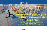 Erasmus+ Sport y la política europea del deporte · 20% Proyectos de apoyo a la integridad en el deporte: lucha contra el amaño, el dopaje y el apoyo a la buena gobernanza en el