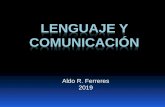 LENGUAJE Y COMUNICACIÓN · Alteraciones del uso del lenguaje por lesión del hemisferio derecho Pacientes con lesiones hemisferio derecho Conservan los procesos nucleares del lenguaje