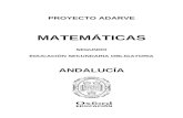 Programación Adarve Matemáticas 2º ESO Andalucía€¦ · Web viewAplicación del contenido mediante ejercicios matemáticos resueltos. Actividades para practicar. Además de todo