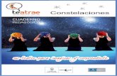 Constelaciones - teatrae.comteatrae.com/wp-content/uploads/2015/03/CUADERNO...DISEÑADOR DE ILUMINACIÓN: Pedro Yagüe Como diseñador de iluminación tengo el oficio de crear la combinación