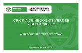 Título - About BioTrade Nov2013 Col...Negocios Verdes: Definir los lineamientos y proporcionar herramientas para la planificación y toma de decisiones que permitan el desarrollo