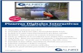 Pizarras Digitales Interactivas GALNEO · Plug & Play y MultiTáctil þDisponibles en formato 4:3 y 16:10 þTecnología de Infrarrojos (IR) y funcionalidad Multi-Touch þSu dedo es