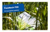 Feedtech F20abellatambos.com/contenido/productos/pdf/f_20.pdf · Evaluar la aplicación del aditivo Feedtech F20 para ensilajes, sobre la calidad fermentativa y nutricional de ensilajes