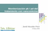 Monitorización pk / pd del tratamiento con vancomicina · CLSI), se asume que el punto de corte de resistencia se sitúa entre el éxito y el fracaso clínico. ¿La sensibilidad