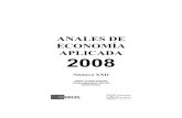 ANALES DE ECONOMÍA APLICADA 2008 · 2011-07-15 · ASEPELT España son las siglas de la Asociación Científica Europea de Economía Aplicada,. El objetivo de la Asociación, recogido