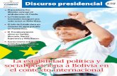 Discurso presidencial...2010/10/15  · Discurso presidencial SÁBADO 10 DE OCTUBRE DE 2015 3 El presidente del Estado Plurinacional de Bolivia, Evo Morales, en el acto de entrega