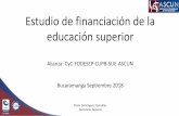 Presentación de PowerPoint - UIS · 2018-09-05 · funcionamiento de las IES públicas (pr.9) Facilitan una asignación más eficiente de recursos y subsidios en Icetex, Colciencias