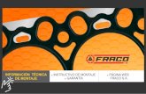 V8 - Fraco S.A.Ref: FRACO Modelo Motor Orden de apriete de la culata de cilindros (cabeza-cámara) Cilindros Observaciones y apuntes personales Ø cilindro Descrip. Año c.c. TORQUES