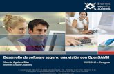 Desarrollo de software seguro: una visión con OpenSAMM · Desarrollo de software seguro: una visión con OpenSAMM Buenas prácticas • Microsoft SDL (Secure Development Lifecycle)