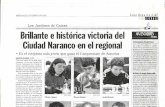 CTD Narancoctdnaranco.es/Prensa/2002/270202.pdfEn la tercera y definitiva ronda de la fase final, el Ciudad Naran- co derrotó por 3,5-0,5 al Oviedo 93. Patricia luchó con piezas