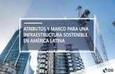 ATRIBUTOS Y MARCO PARA UNA INFRAESTRUCTURA … · •Rápida urbanización, mejora de la logística para el comercio y la competitividad, acceso limitado a servicios de agua, electricidad