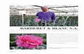 BARBERET & BLANC S.A. - verdiland.com · barberet & blanc s.a. barberet & blanc presente en el sector de la flori-cultura desde hace mÁs de cincuenta aÑos, estÁ especializada en