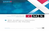 iMX Análisis y Decisión Recobro de Deuda · 2019-09-24 · iMX AD está totalmente integrado con otros módulos de iMX y CODIX asegura la sincronización ... rápidamente sus KPIs,