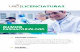 Plan de estudios químico farmacobiólogo · 2020-04-18 · sociedad en los campos relacionados con la farmacéutica, la cosmetología y el diagnóstico clínico, aplicables tanto