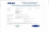IECEx BAS 12 0068 - Iss 2 - K Controls certs/IECEx BAS 12... · 2017-05-10 · Baseefa Rockhead Business Park Staden lane, Buxton, Derbyshire SK17 9RZ United Kingdom ANNEX to IECEx