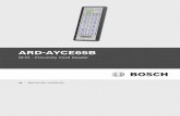 ARD-AYCE65B · La serie ARD-AYCE65B está compuesta por lectoras de control de accesos extremadamente delgadas, antivandálicas y con un teclado para montaje en marco de puerta.antisabotaje
