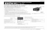 E5CN-H Hoja de especificaciones...Controlador de temperatura digital avanzado E5CN-H 3 Información de pedidos Controladores Nota: Incluya la tensión de alimentación para completar