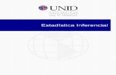 Estadística Inferencial - UNID · 2016-05-27 · El Instituto Nacional del Consumidor (INCO) realiza un estudio para verificar si cierta marca de refresco embotellado cumple conel
