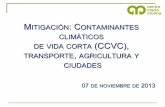 MITIGACIÓN: CONTAMINANTES CLIMÁTICOS (CCVC),climasaludal.org/repositorio-documentos/Documentos/Divulgacion... · frontera forestal y cobertura vegetal, sistema de monitoreo geo