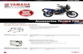 Accesorios Ténéré 700 - yamaha-motor.eu · Accesorios Ténéré 700 Modelo 2019 Especificaciones: Tipo Equipaje - Transporte Material Aluminio Maleta lateral de aluminio Maleta