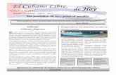 El Cubano Libre, de Hoyiclep.org/wp-content/uploads/2014/04/El-Cubano... · El Cubano Libre, de Hoy 16 de abril de 2014 Edición Quincenal Año II No.2 Un periódico de luz para el