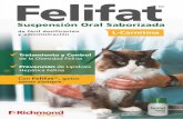 felifatgatossanos.com.arfelifatgatossanos.com.ar/felifat.pdf · Lipidosis Hepática Felina El gato también puede tener un déficit de L-Car- nitina en la enfermedad hepática, por