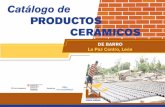  · 2014-10-01 · 2 3 Programa EELA NUESTROS PRODUCTOS Ladrillo Cuarterón Con un acabado rústico, usado comúnmente en la construcción de paredes de viviendas y edificios. 3 pulg