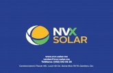 ventas@nvx-solar - Líder en proyectos de ... · Ofrecemos un sistema integral de ahorro energético Instalación de paneles fotovoltaicos Diseño e interconexiones Iluminación inteligente