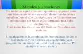 Metales y aleaciones - IES ALFONSO X EL SABiesalfonsox.es/wp-content/uploads/2015/10/metales.pdf · y media tensión. b. Algunos materiales son ferromagnéticos, usándose para prepara