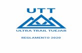 REGLAMENTO 2020 - Ultra Trail Tuejar€¦ · En caso de abandono de la prueba, ... El UTT es una carrera de montaña en régimen de semi-autosuficiencia, por tanto, ... un corredor,