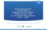 INFORME DE GESTIÓN DIRECCIÓN RED TRONCAL DE ALCANTARILLADO …€¦ · 2.2.2. Diseño Detallado de 90 Estructuras de Separación de Caudales Sanitario en Redes de Alcantarillado