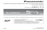 Modelo N. DMC-F3 - Panasonic USA€¦ · Modelo N. DMC-F3 Antes de usarla, lea completamente estas instrucciones. Consulte también las instrucciones de funcionamiento (formato PDF)