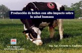 produccion de leche con alto impacto sobre la salud humanarafaela.inta.gov.ar/info/documentos/presentaciones/aptitud_leche/... · la aterosclerosis resulta aconsejable. La alimentación