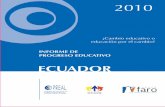 FARO IMPRESION otro - Hosting Miarrobacalidadeducativa.webcindario.com/archivos/informe_de_progreso... · El nuevo Informe de Progreso Educativo del Ecuador 2010 pretende medir los