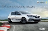 Nuevo Renault SANDERO R.S. 2 - Automotora Marmolejo€¦ · Cinturón de seguridad trasero central ventral Desempañador de la luneta trasera ESP – Control electrónico de estabilidad