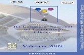 Programa Final Valencia WEB - labclin.orgjosepr37/sociedades/labclin/images/site/pdf/... · El Centro de Eventos de Feria Valencia, sede del Congreso, es un re-ferente de la arquitectura