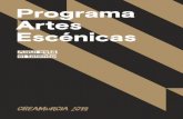 Programa Artes Escénicas - Teatro Circo Murcia€¦ · Lunes 17 de septiembre Cía. Teatral TZÁ EMMM... ¡LEFA! SINOPSIS En cualquier lugar del mundo, a cualquier hora del día,