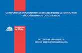 COMPORTAMIENTO DISTINTAS ESPECIES FRENTE A EVENTO … · • Desde 1995 Chile cuenta con un Programa Nacional de Vigilancia y Control de Fenómenos Algales Nocivos (Marea Roja) en