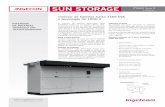 SUN STORAGE - Ingeteam€¦ · Protecciones de sobretensión Descargadores de sobretensiones atmosféricas DC tipo 2 (opcional tipo 1) Interruptor DC Seccionador en carga DC motorizado