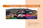 Propuesta de mejora: Acceso a la identidad – Región La ... · La deficiencia de hierro es la principal causa de anemia en La Libertad, daño que afecta al 40.9% de menores de 36
