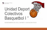 Unidad Deportes Colectivos Basquetbol I€¦ · cancha, en cualquier momento. Los equipos pueden hacer tantas sustituciones como lo deseen. ... •Una canasta anotada desde larga