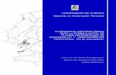 UNIVERSIDAD DE CUENCA Maestría en Ordenación Territorialdspace.ucuenca.edu.ec/bitstream/123456789/5189/1/Tesis.pdf · elaborado en el 2011 y iii) La propuesta metodológica propuesta