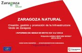 ZARAGOZA NATURAL: Creación, gestión y promoción de la ...€¦ · procedimiento de evaluación ambiental estratégica simplificada de acuerdo con lo previsto en los artículos