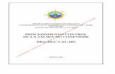 PROCEDIMIENTO CONTROL DE LA SALIDA NO CONF ORME PRO …190.202.0.213/pdf/calidad/procedimientos/PRO-REC-CAL-003.pdf · UNIVERSIDAD NACIONAL EXPERIMENTAL MARÍTIMA DEL CARIBE PROCEDIMIENTO