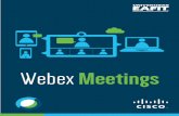 Webex Meetings - EAFIT€¦ · Fecha: al darle clic a este campo se abrirá una pequeña ventana con un calendario en donde puede seleccionarse el día a realizar la reunión. Hora: